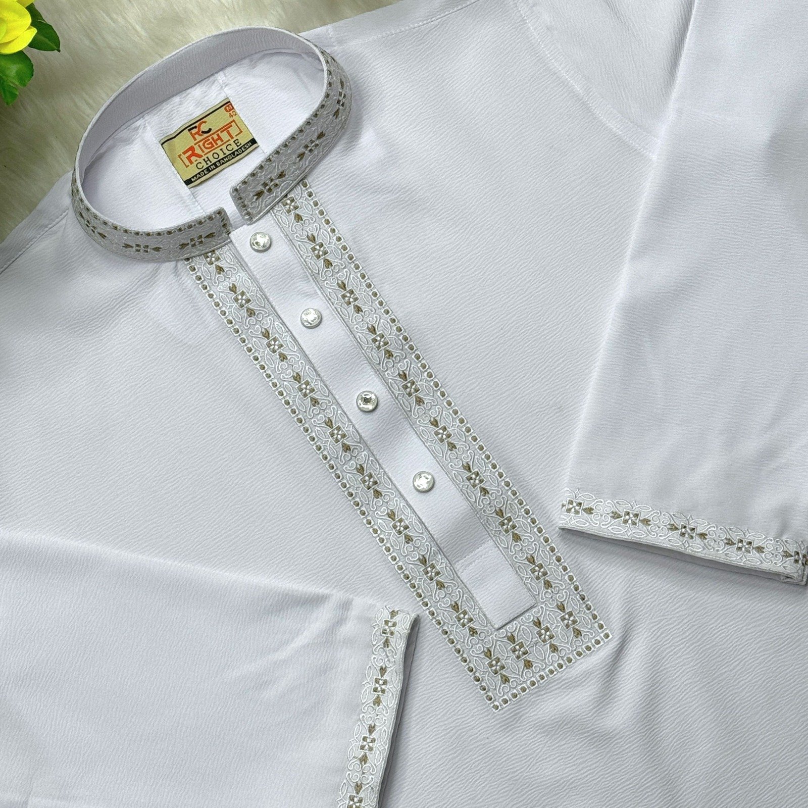 চায়না মাইক্রো স্টিজ ভাংচুর কটন পাঞ্জাবি 11