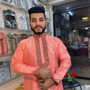 লাক্সারি কাতান পার্টি পাঞ্জাবি mist